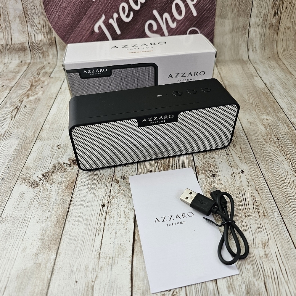 Azzaro Black And Gray Wireless Speaker
